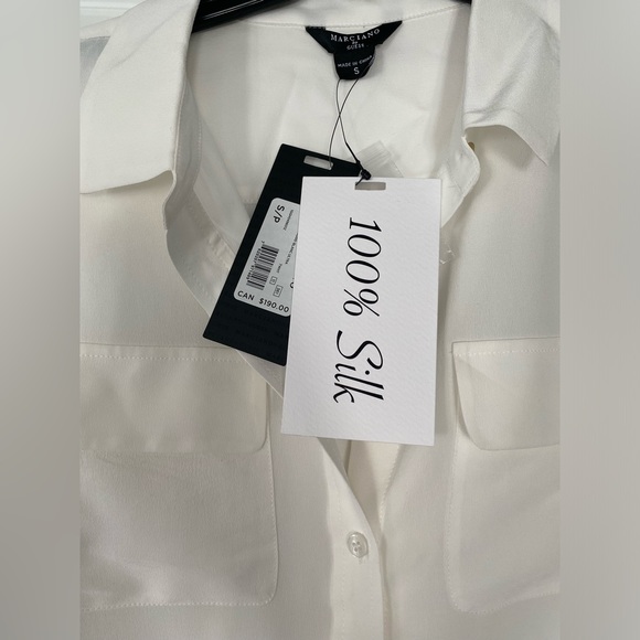 White Shirt Blouse - Size S - Picture 9 of 11